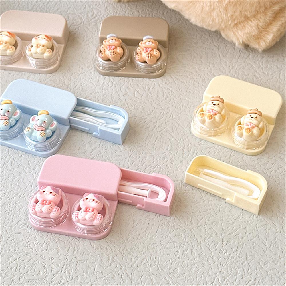 Lade Lens Case Innovatieve Abs Contactlens Case Draagbare Contactlens Case Trendy Voor Thuis Tas Zak