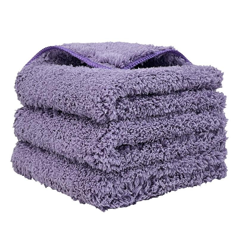 

Thickened Coral Fleece rag Household cleaning cloth Multifunctional household scouring cloth Kitchen absorbent towel Dishcloth 1pc