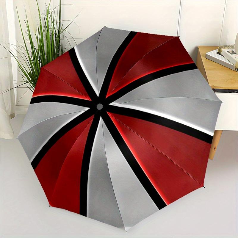1pc Resident Evil Umbrella Pattern Automatic Opening and Closing Umbrella, Lightweight 3-Fold, With Cute Cartoon Characters, Suitable for Home, Outdoo