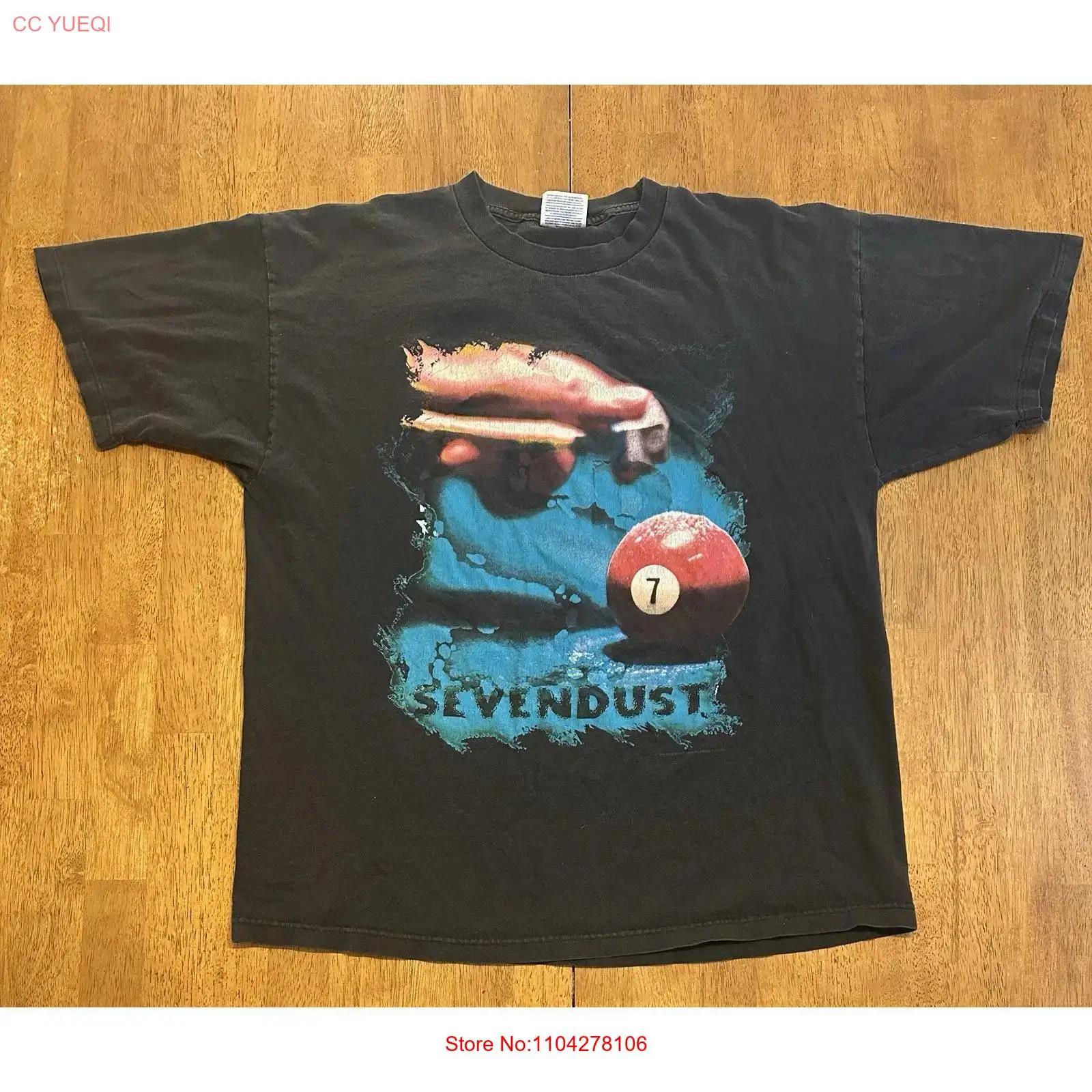 

Vintage 1999 Sevendust Euro USA Tour T Shirt XL 90s Pool Balls Billiards vintage Washed Stylish homme streetwear graphic 5XL різнокольоровий