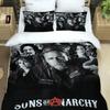 Sons Of Anarchy Retro Bedding Set For Bedroom Soft Modern Bedspreads Comefortable Kids Duvet Cover Quilt Cover And Pillowcase