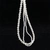 Party Gift Double Layer Temperament Korean Neck Jewelry Women Necklace Pearl Clavicle Chain Choker
