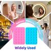 1-4PCS New Double Sided Multifunctional Mobile Phone Silicone Suction Cup 24 Square Mobile Phone Single-Sided Case Anti-Slip Holder Mount Suction