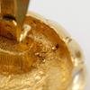 CHANEL COCO Mark Earring vintage Plated Gold 22.8g Women Used