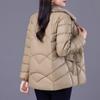 Winter Short Cotton Jacket Plus Plus Size Women's Cotton Coat Cotton Jacket Warm Jacket