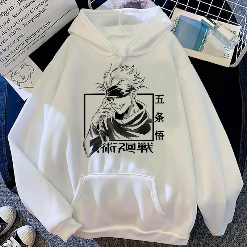 Jujutsu Kaisen Gojou Satoru Anime Hooded Hoodies