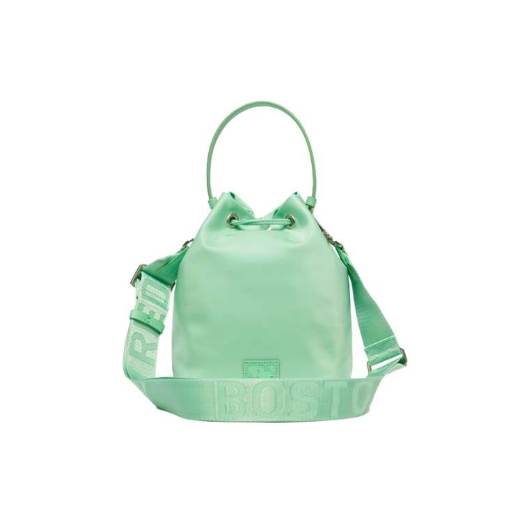 New MLB Nylon Fabric Bucket Bag, Handbag, Shoulder Bag, Crossbody Bag Unisex Mint Green 3ABMS042N-43KAL