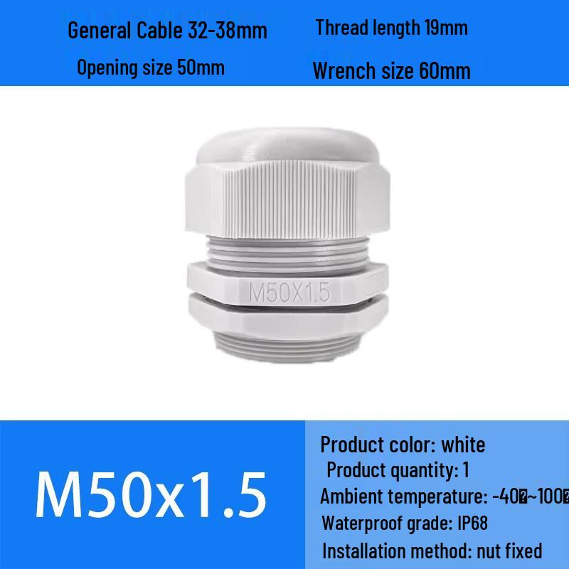 M Series Waterproof Nylon Cable Gland Connector