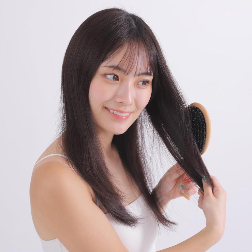 UNU TIME Care Hair Boar Nylon Pin Smooth Scalp Massage Head Improves Hair Regular Type Brush, Bristle, Comb, Hair, Brush, Brush, Quality, Wooden,