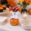 Resin Halloween Figurine Playful Miniature Display Figure Whimsical