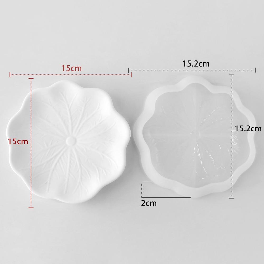 New Geometric Leaves Silicone Mold DIY Handmade Resin Molds Irregular Shape Reusable Plaster Molds Desktop Decor