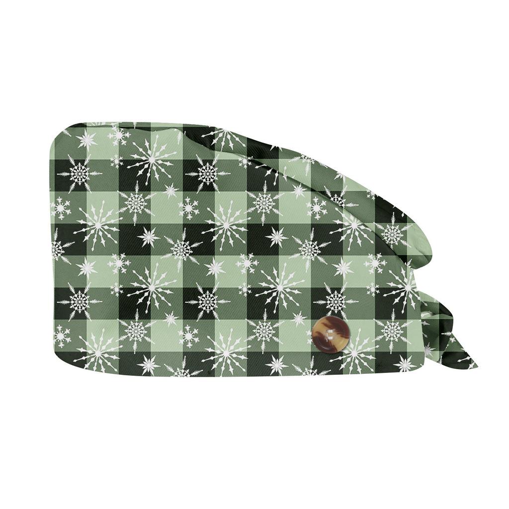 Módní vánoční potisk Pracovní čepice Casual Wash Hat Bag Cap