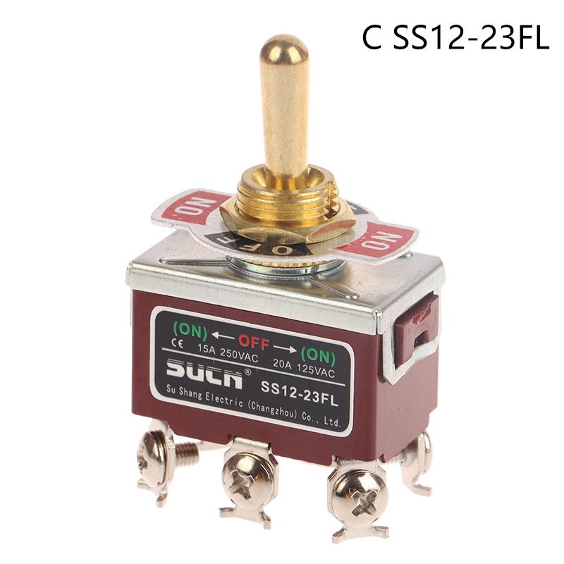 Toggle Switch Welding Straight Leg Rocker Lever Ss12-21L Ss12-13L Ss12-23Fl Ss12-22L 3/4/6 Foot 3/2 Gear Power Toggle Switch