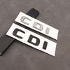 3d ABS Chrome CDI Logo Letters Car Trunk Emblem Badge For ML 320 270 C220 W204 A B GLK 220 CDI Sticker Accessories