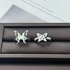 Korean Temperament Fashion Gentle Small Fresh Gradual Change Enamel Butterfly Open Ring Light Luxury Personality Sweet Ring Woman