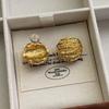 20 High-End White Round Stud Earrings Temperament Versatile Spring And Summer Exquisite Unique Women'S Earrings
