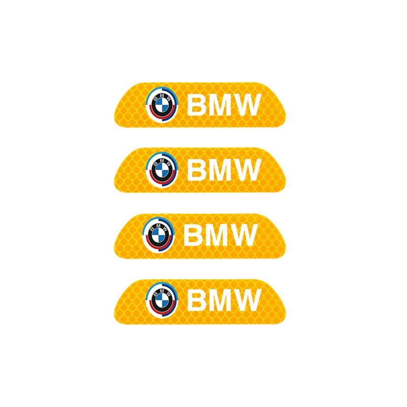 Car Reflective Door Sticker Safety Opening Warning Reflector Tape Decal For BMW X1 X2 X3 X5 X4 X6 X7 iX3 F20 F10 F07 E70 E46 E90