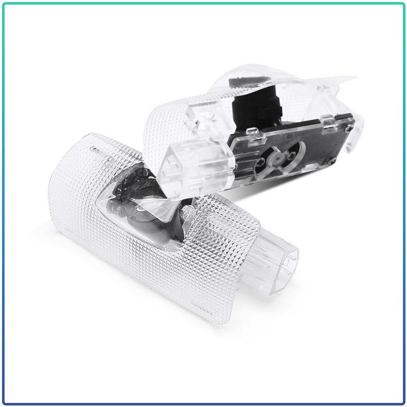 2 szt. Lampki Powitalne LED do Drzwi Samochodowych Projektor Logo Światła Duch Cienia Bezprzewodowe Lampki Drzwiowe Dla Toyota Fortuner Chr Verso Prius Hiace Yaris Trd Corolla