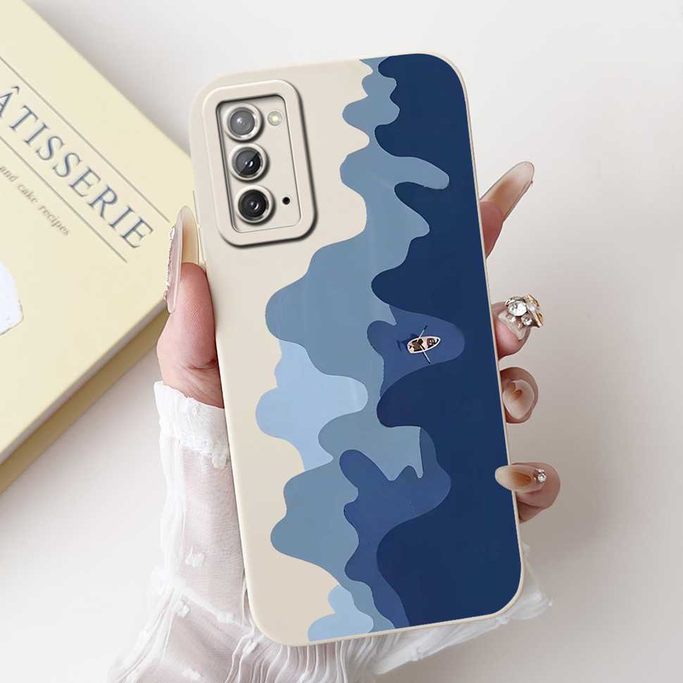 For Samsung Galaxy Note20 4G Case SM-N980F Popular Love Soft Silicone Cover For Samsung Note20 5G 6.7" Cute Butterfly Bumper
