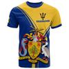 Barbados Flag Graphic T-Shirt For Men Clothes 3D Printed Outdoor Sportswear Tee Shirts Round Neck Short Sleeves Casual T Shirt