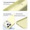 For iPhone 17 Pro Case PC+Liquid Silicone Anti-Scratch Lining Phone Cover
