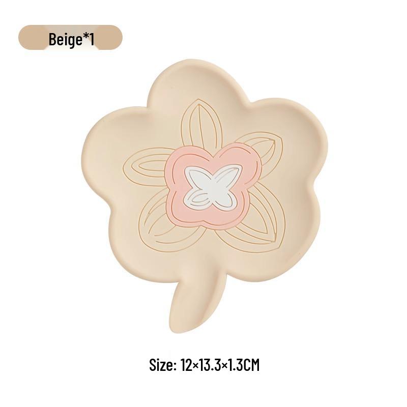 

Large Silicone Soap Dish Rack - High-End, Non-Slip, No-Drilling Bathroom Holder