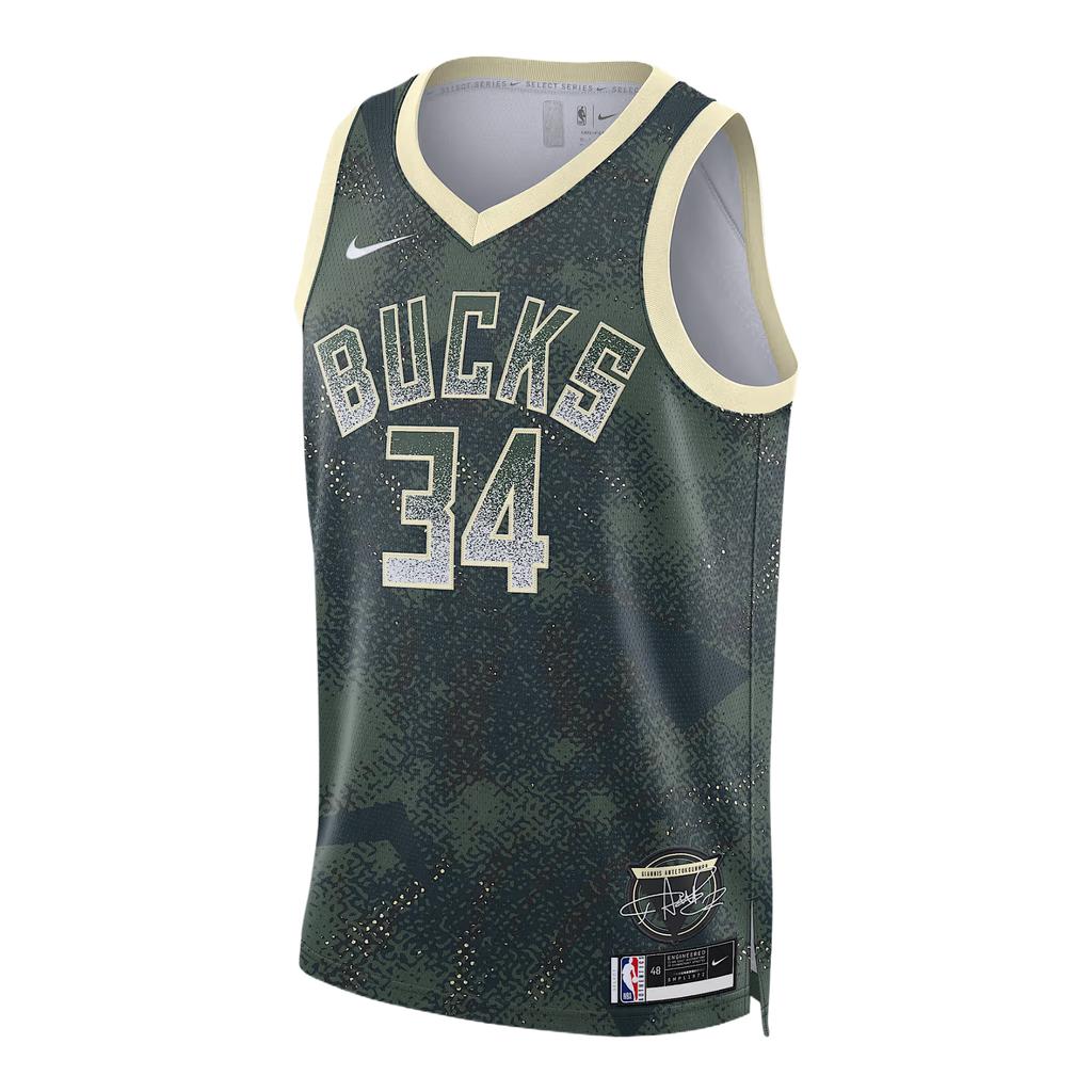 Nike Giannis Antetokounmpo Milwaukee Bucks 2025/26 Select Series Men's Nike Dri-FIT Nba Swingman Jersey HJ4065-323