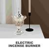 Palnik kadzielnicy Elektryczny kadzielnica Dekoracja biurka Dekoracje stołu Uchwyt Bliski Wschód Wnętrze