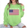 Women's Colorblock Sweatshirt Long Sleeve Round Neck Casual Comfortable Loose Lightweight Women's Sweatshirtt