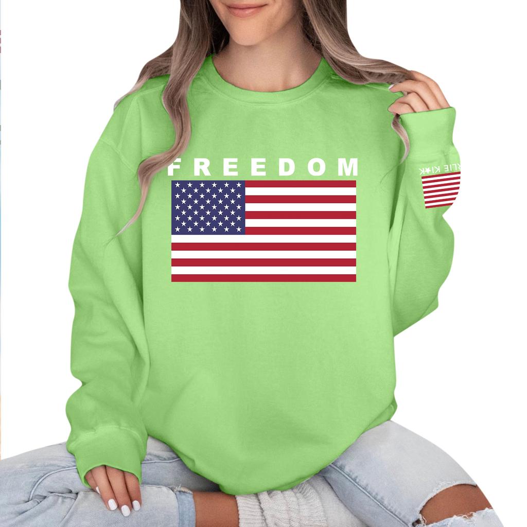 Women's Colorblock Sweatshirt Long Sleeve Round Neck Casual Comfortable Loose Lightweight Women's Sweatshirtt