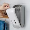 Soap Dispenser 400ml*2 Dual Compartment Large Capacity Inner Liner Easy Refill Visual Design Soap Dispenser