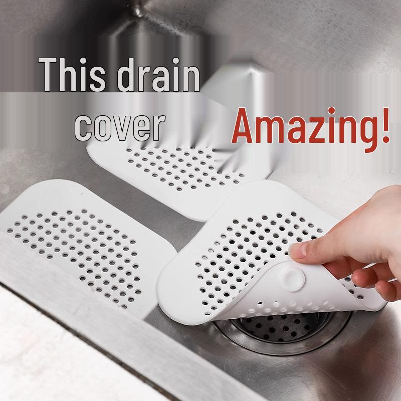 Anti-Odor Silicone Floor Drain Mat for Toilets, Kitchens, and Bathrooms