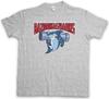 B Sharks T-Shirt Amerikanisches Langley Falls Team Bazooka Logo Zeichen Symbol Vater