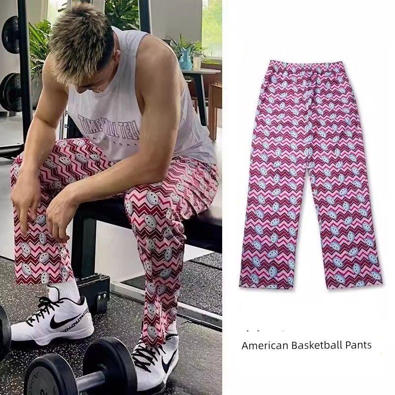 Fashion Wind Wide Leg Loose Student Basketball Pants