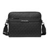 MK Cooper Logo Print Adjustable Shoulder Strap Crossbody Bag Men Crossbody Bag Black 37S5LCOC5B-BLACK