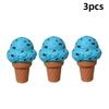 1/3Pcs Soft Simulated Blue Ice Cream Squeeze Toy Stress Relief Slow Rebound Fidget Toys Home Decor Friends Best Gift Anti-Stress