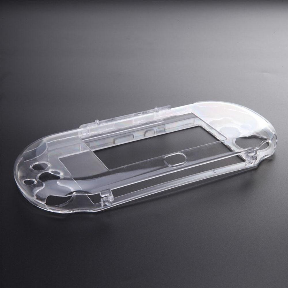 Clear Full Housing Case Shell Transparent With Screen Protector For PS VITA 2000