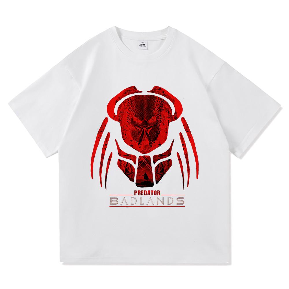 Predator Badlands T Shirt 2025 Fashion Movie Men/women Clothing Vintage Harajuku High Quality Clothes Cotton Tshirts