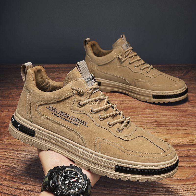 Men's Spring 2026 Wear-Resistant Breathable Work Shoes | Trendy & Versatile Board Style