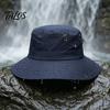 Sun Hat for Hiking Extra Wide Brim Men Women, Quick Dry Bucket Cap with Adjustable Outdoor Headwear Breathable Vents, Wind Cord Snap Flip Fishing
