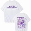 Kpop Demon Hunters 2025 Hot Anime Print Cotton T-shirt For Men Harajuku Summer Short Sleeve Tees Casual Streetwear Unisex Tops