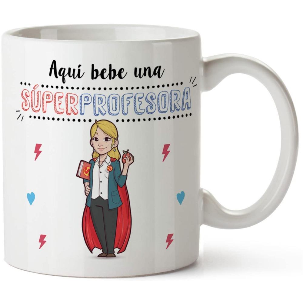 Французский День учителя Подарок Керамическая кружка для кофе с отметкой 301-400ml