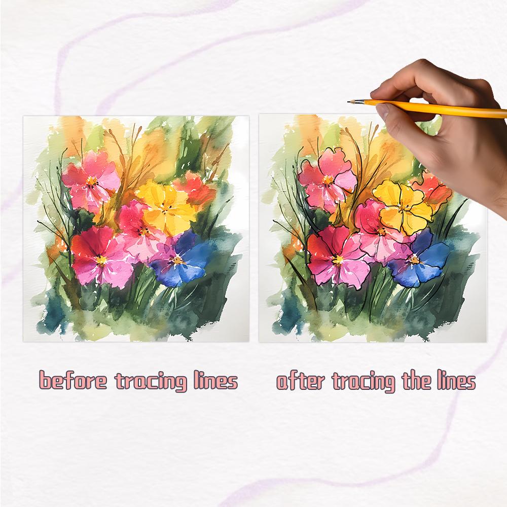 1 unidade, Livro de Colorir Floral Invertido, 30 folhas de 100gsm, Linhas Relaxantes e Criativas 'Tudo o que Precisa é um Livro de Caneta' Presente de Aniversário