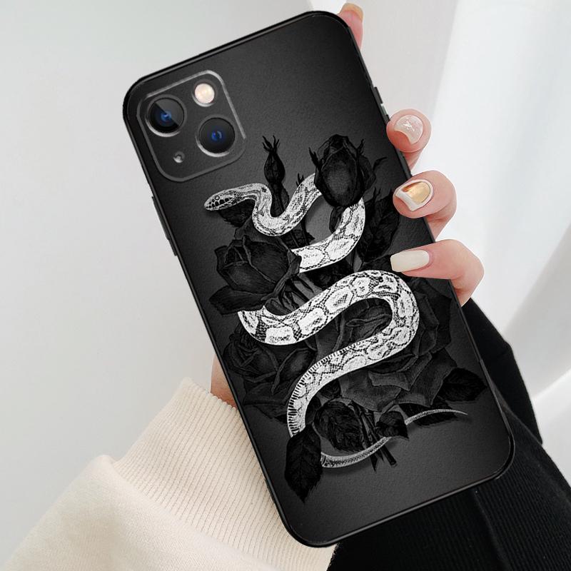The Snake and Fern Phone Case For iPhone 17 Pro Max 14 13 12 11 15 16 Pro Max mini 15 16 Plus 16e 17 Air Cover