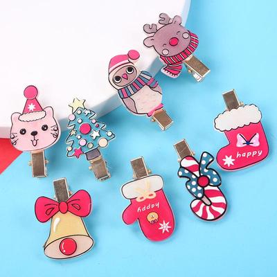 Christmas Hair Clips for Kids - Santa Claus Themed Accessories and Gifts for Little Friends