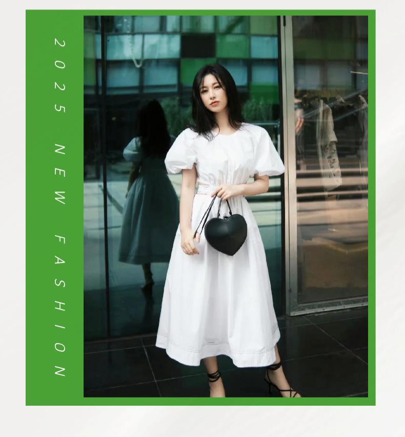 2025 Spring/Summer Peach Heart Women's Crossbody Bag - Stylish, Versatile Single-Shoulder Design Inspired by Japanese and Korean Fashion