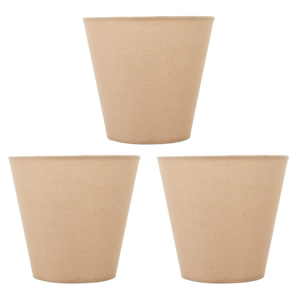 3pcs Cloth Fabric Lampshade Innovative E14 Intervention Type Modern Fabric Lampshade Dust Cover for