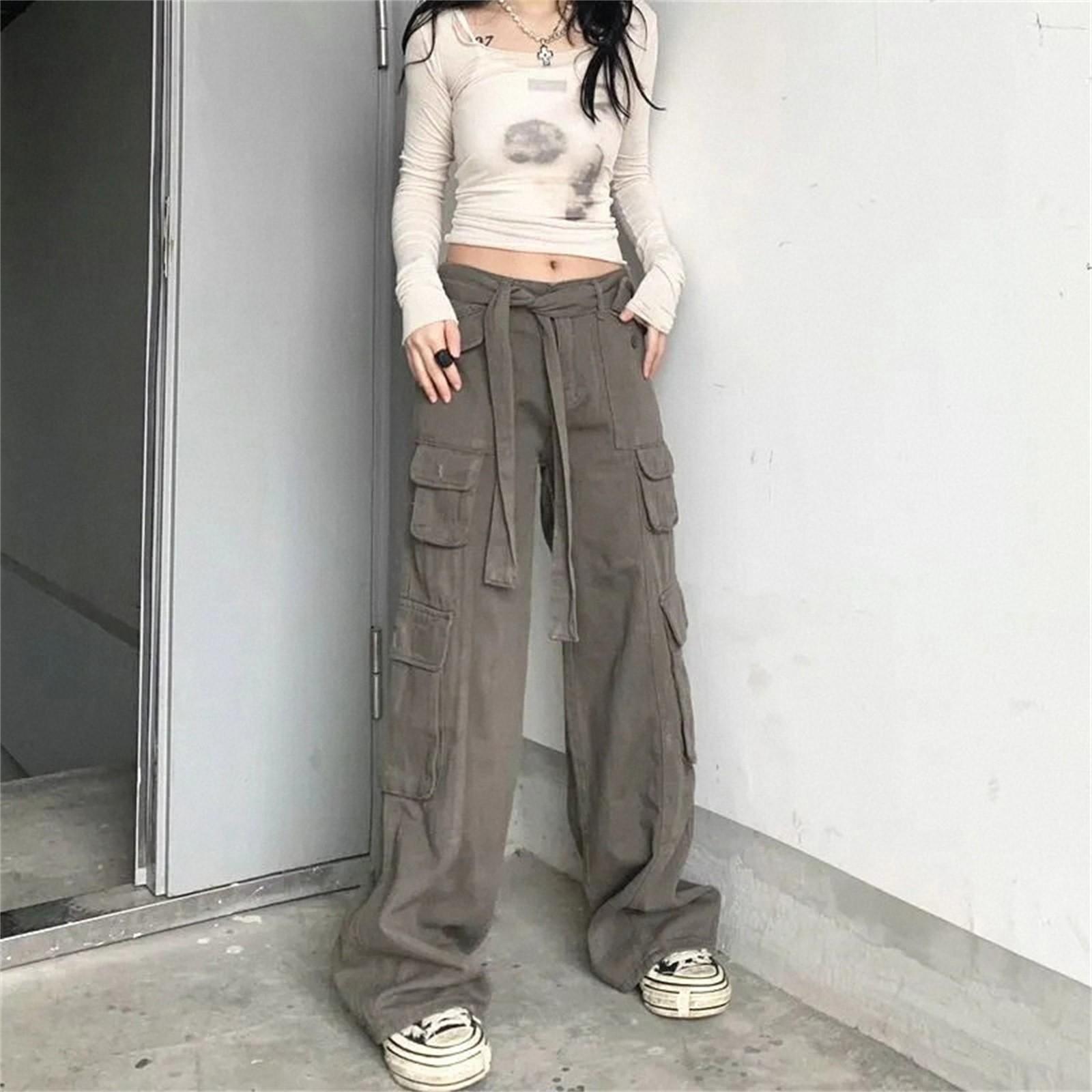 

Модные женские узкие джинсы, прямые повседневные брюки с высокой талией XXL серый