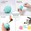 Training Toy Interactive Ball Smart Cat Toys Plush Electric Catnip Kitten Touch Sounding Pet Product Squeak Toy Ball