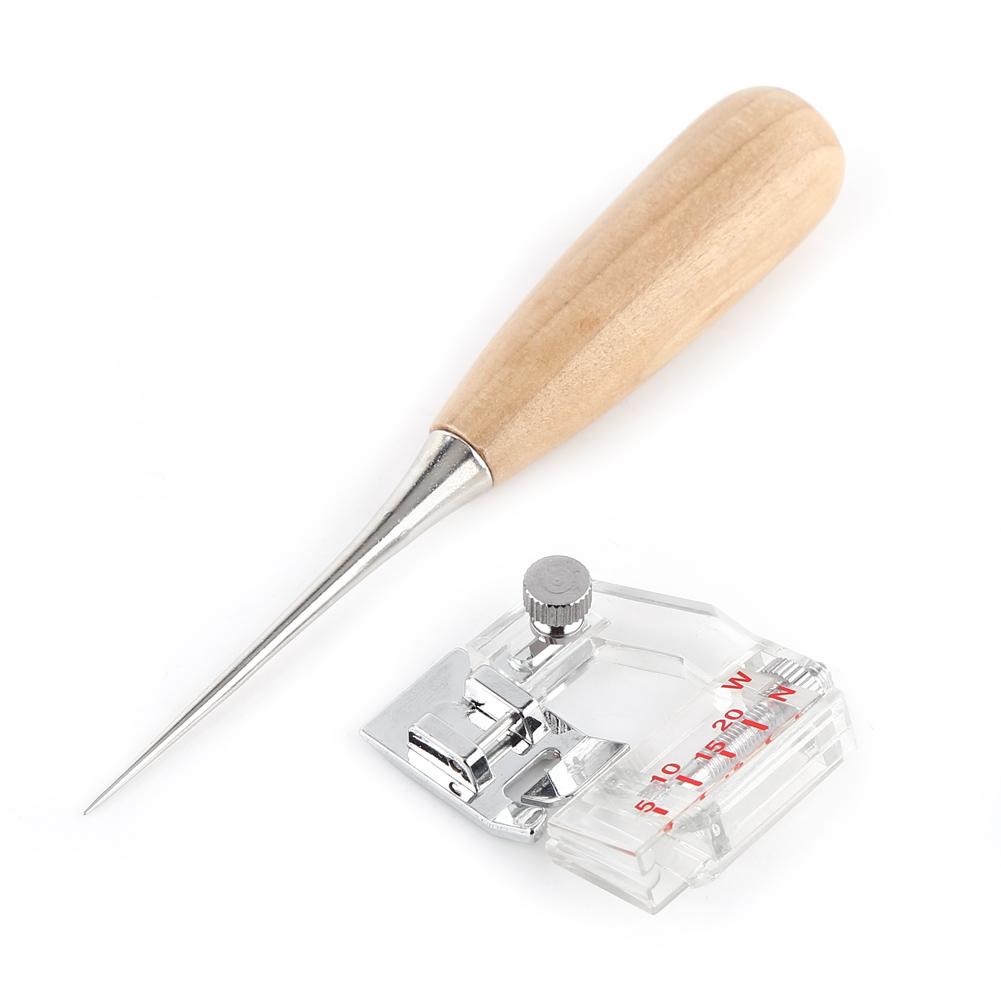 Fabric Binding Sew Multifunction Sewing Bias Tape Maker Set DIY Patchwork Craft Making Tool